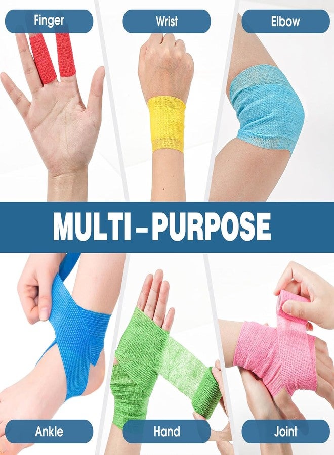 PET FUN ضمادة PET FUN للكلاب للمشي | شريط لاصق مضاد للاتساخ لعلاج الجروح والإصابات والتعافي للحيوانات الأليفة والقطط | ضمادات إسعافات أولية مرنة وقابلة للتهوية وغير منسوجة للجروح والإصابات والتعافي (عبوة من 3 قطع) - Image 3